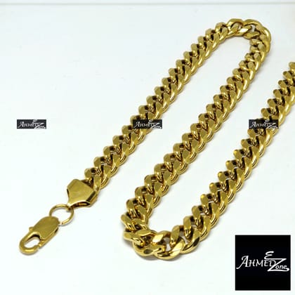 9mm Premium Quality Cuban Neck Chain Stainless Steel (GC-333)