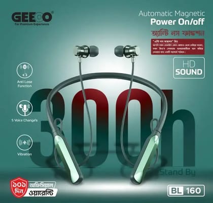 GEEOO BL160 Voice Changing Bluetooth Neckband