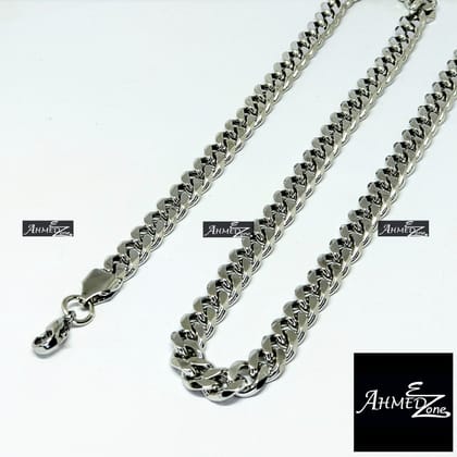 7mm Cuban Neck Chain Stainless Steel (GC-335)