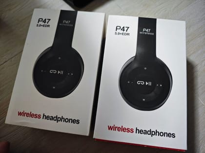 Premium Quality - P47 Wireless Bluetooth Headphone - 4 colour - Headphone - Signifying Quality - Simple to Use