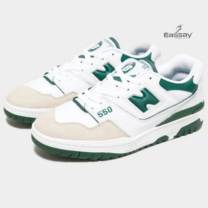 New Balance 550 Sneakers White & Green