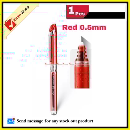 Pilot V5 Grip 0.5mm Hi Tec Point Red ink 1 Pcs