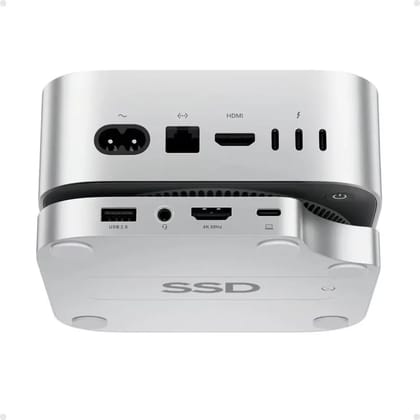 PULWTOP Mac mini M4/M4 Pro Hub Stand Dock with External Storage Upgrade M.2 SSD Enclosure(SSD NOT Included)