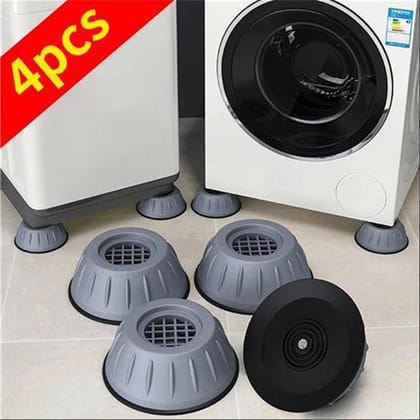4 pice anti-vibration foot padsing machine rubber mat anti-vibration pad dryer non-slip universal fixed washing machine stand