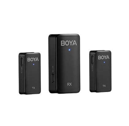 Boya BY-Wmic5-M2 Ultracompact 2.4GHz Dual-Channel Wireless Microphone System