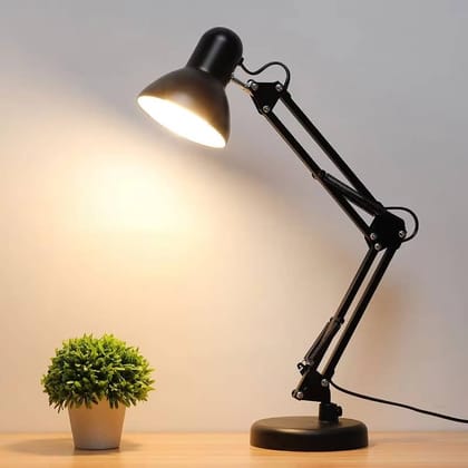 Professional LED Desk Lamp – Adjustable Swing Arm, Metal Body, Pin Holder