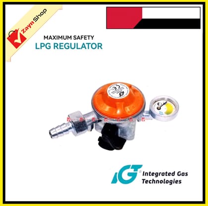 LPG Safety Device cum Meter Regulator (22mm)