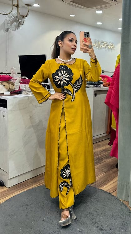 Sunflower Co-ord Mustered Yellow