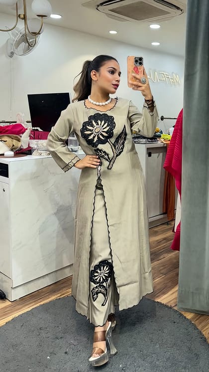 Sunflower Co-ord Cream Color