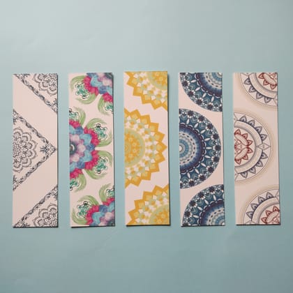 5 Pieces Mandala Art Bookmark by Oxynote