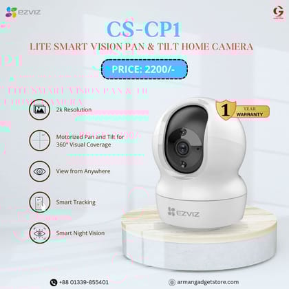 EZVIZ CP1 Lite 1080P Smart Pan–Tilt Indoor Camera