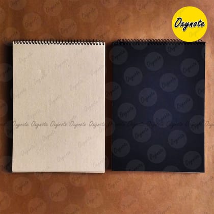 Canvas Pad by OXYNOTE - 300 GSM Handmade Paper - 10 inch x 7 inch - 30 Pages - 15 Sheets