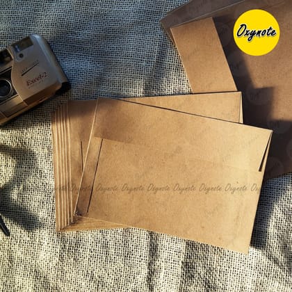 Vintage Kraft Paper Envelope by OXYNOTE