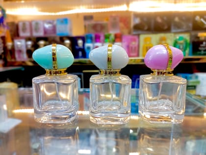 Empty Perfume Atomizer Refillable Transparent Glass Spray 30ml Bottle 1 pcs