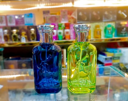 Empty Perfume Atomizer Refillable Polo Glass Spray 50ml Bottle 1 pcs Random color