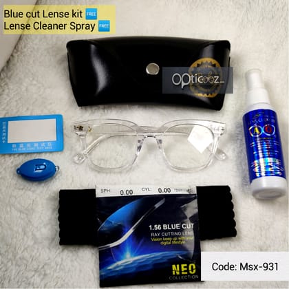 Transparent Premium Stylish BlueCut Eyeglass