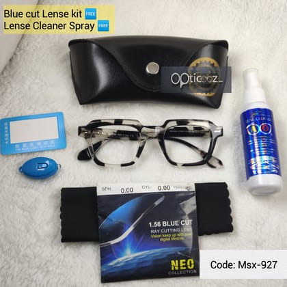 Transparent Leapard Design Tom Ford Brand Premium BlueCut eyeglass