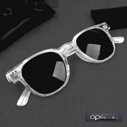 Transparent Black Stylish Sunglass
