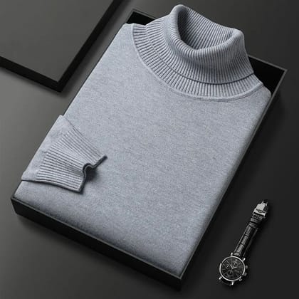 Classic Ash Turtleneck Sweater