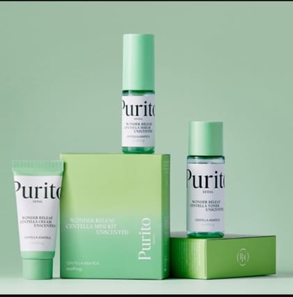 Purito Seoul Wonder Releaf Centella Mini Kit Unscented