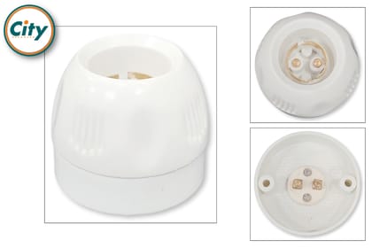 ব্যাটেন হোল্ডার এক্সক্লুসিভ পিন টাইপ লাইট হোল্ডার রাউন্ড হোল্ডার ১ পিস