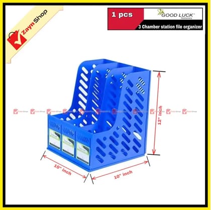 Good Luck 3 Chamber Station File Organizer File holder