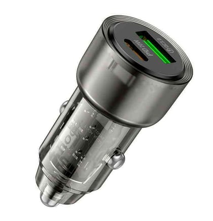 Hoco Z52 38W USB-C Port Car Charger Fast Charger