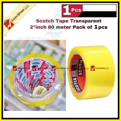 Scotch Tape Transparent 2"inch 60 meter 1pcs