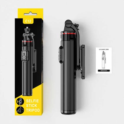 C12 SELFIE STICK TRIPOD 360° ROTATED