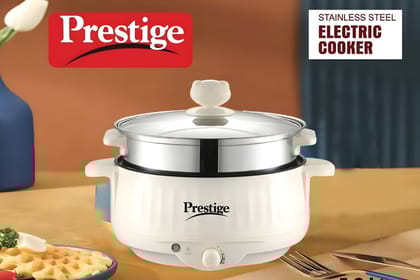 Prestige Stainless Steel Electric Cooker (5.2 Ltr)
