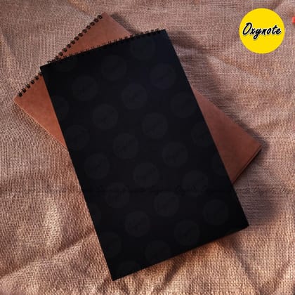 Aadim Series Art Book by OXYNOTE - 400 GSM Brown Card - 30 Pages - 15 Sheets