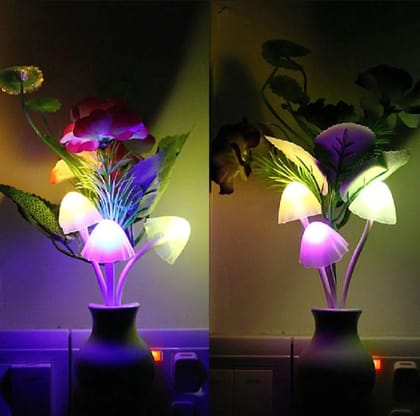 LED Sensor Dream Mushroom Lamp -Multicolor
