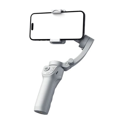Selfie Stick 3 Axis Gimball Stabilizer For Mobile Phone With Adjustable Fill Light 8 Gimbal Modes