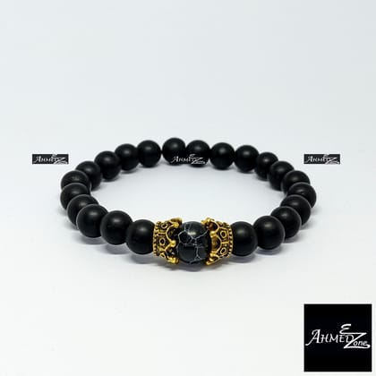 Beaded Black Marvel Bracalet