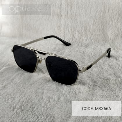 5252 Premium Silver black sunglass