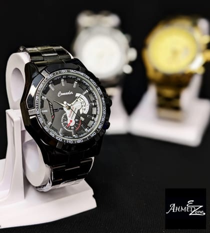 Men's business Black Watch Stainless steel