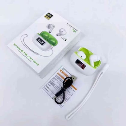 F01 Newest Tws True Wireless BT 5.3 Macaron Headphones