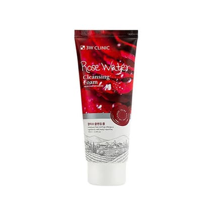3W Clinic - Rose Water Cleansing Foam (100ml)