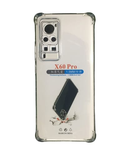 vivo X60 pro Transparent/Clear Soft silicone Phone Cover