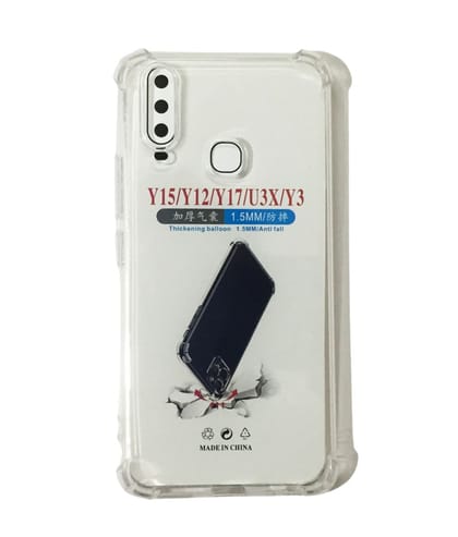 vivo Y12-Y15-Y17Transparent/Clear Soft silicone Phone Cover
