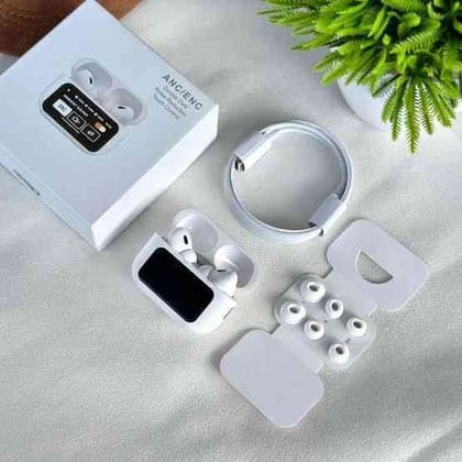 A9 Pro ANC Earbuds Touch Screen Display