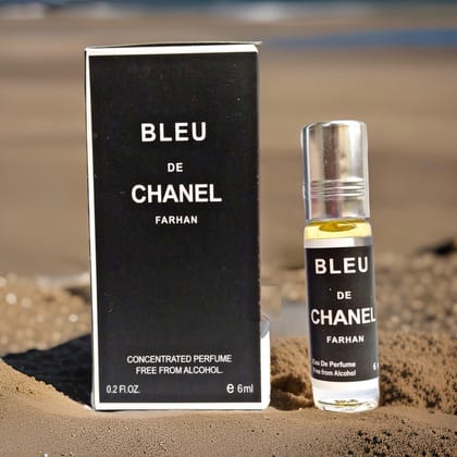 Bleu De Channel (AL Farhan) Concentrated Perfume Oil Long Lasting Roll On Fragrance - 6ml
