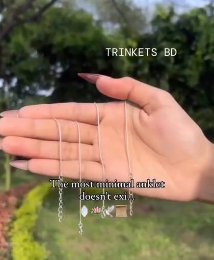 Minimal Anklet 2 pcs (1 pair)