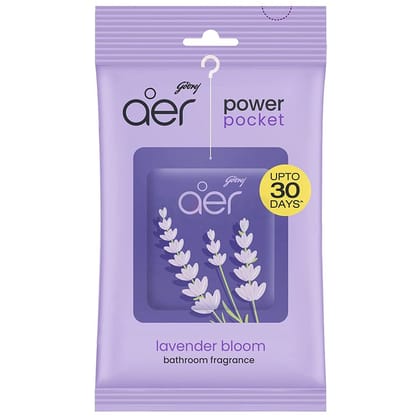 Godrej Aer Power Pocket Bathroom Fragranc Lavender Bloom
