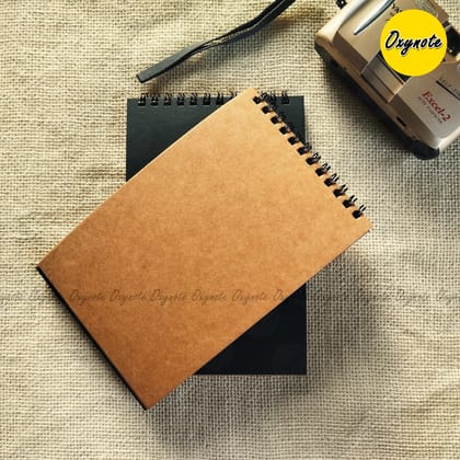 Aadim Series Art Book by OXYNOTE - 400 GSM Brown Card - 30 Pages - 15 Sheets