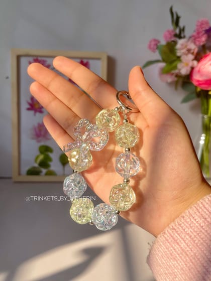 Crystal stone charm