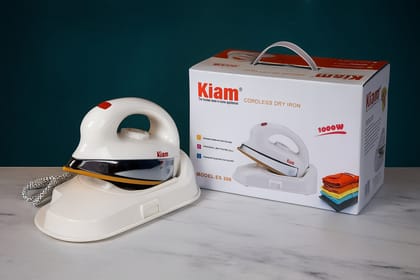Kiam ES-596 Electric Dry Iron 1000w Cordless