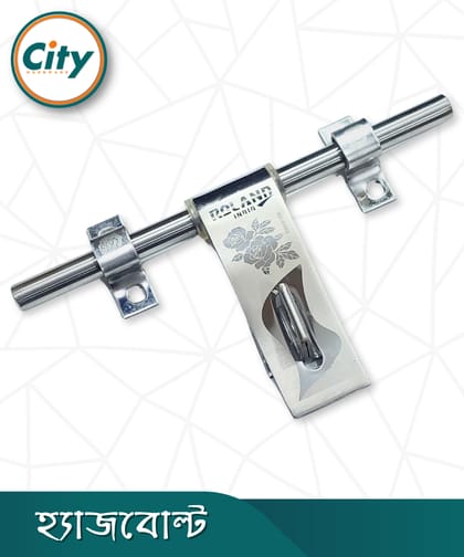 স্টেইনলেস স্টিলের হ্যাজবোল্ট লেজার প্রিন্টেড অ্যালড্রপ ১০ ইঞ্চি ৪মিমি এস এস হ্যাজবোল্ট