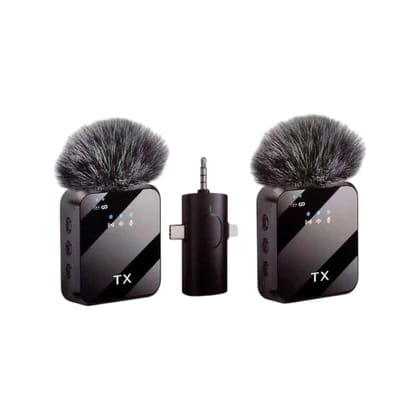 F11 2:1 Wireless Microphone For IPhone , Android and Camera