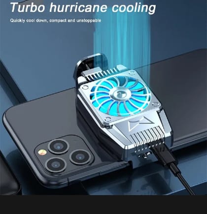 Rechargeable mobile phone cooler, turbo cooling fan for mobile USB / Rechargeable